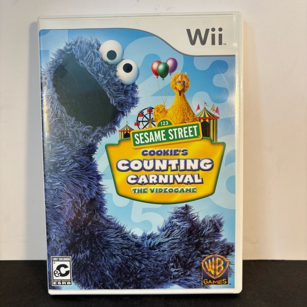 Sesame Street Counting Carnival Wii Game - Blue and Yellow